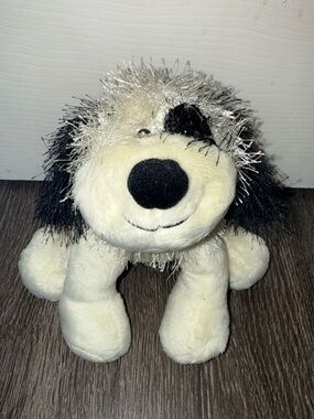 Ganz Webkinz Black and White Cheeky Dog (model HM192)